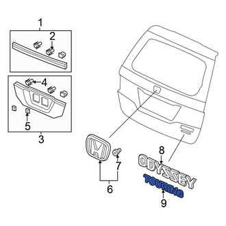 Honda OE - Rear Hatch Emblem