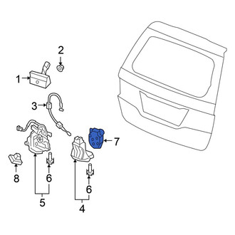 Honda OE - Rear Liftgate Lock Actuator