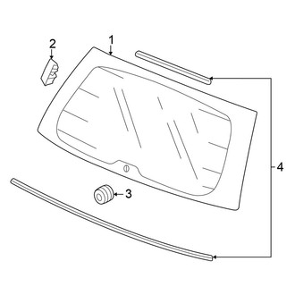 Honda OE - Lift Gate - Glass