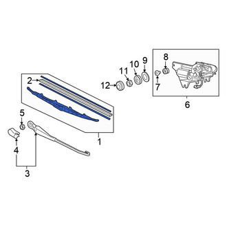 Honda OE - Rear Wiper Blade