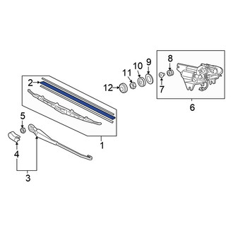 Honda OE - Rear Wiper Blade