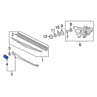 Honda OE - Rear Wiper Arm Cover