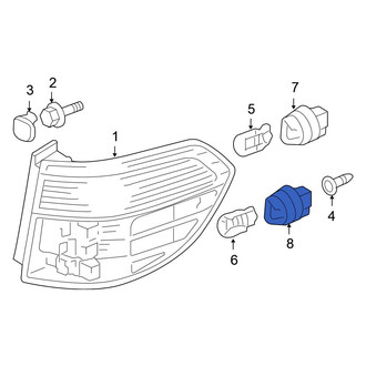 Honda OE - Tail Light Socket