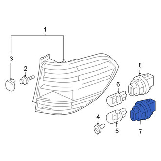 Honda OE - Rear Turn Signal Light Socket