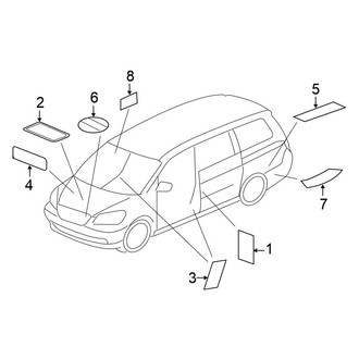 Honda OE - Information Labels - Labels