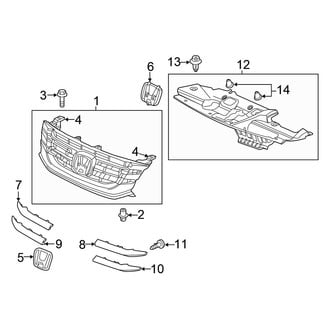 Honda OE - Grille & Components
