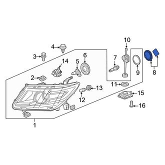 Honda OE - Headlight Bulb Cap