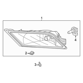 Honda OE - Front Lamps - Fog Lamps