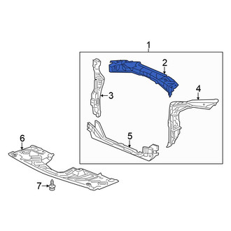 Honda OE - Front Upper Radiator Support Tie Bar