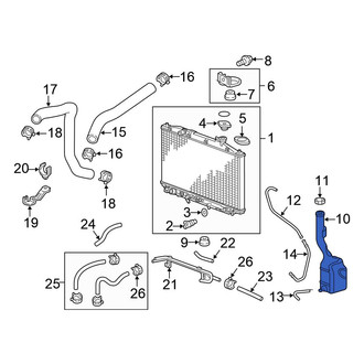 Honda OE - Engine Coolant Reservoir