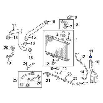 Honda OE - Engine Coolant Reservoir Cap
