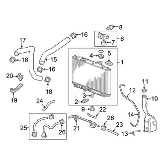 Honda OE - Cooling - Radiator & Components