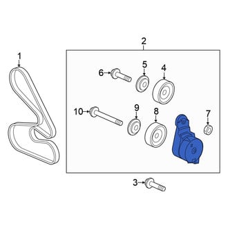 Honda OE - Accessory Drive Belt Tensioner Assembly