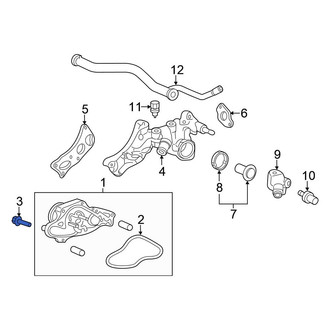 Honda OE - Engine Water Pump Bolt