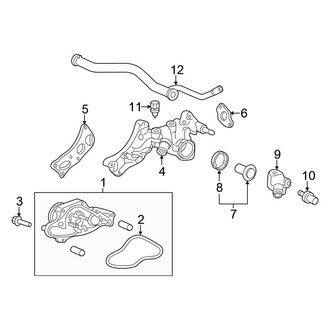 Honda OE - Cooling - Water Pump
