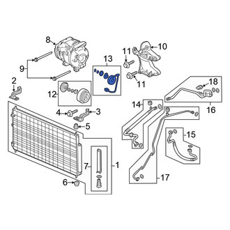 Honda OE - A/C Compressor Clutch Coil