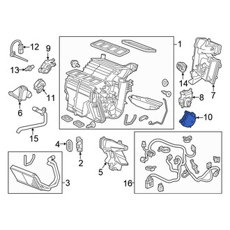 Honda OE - Right HVAC Blend Door Actuator