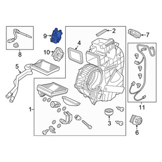 Honda OE - HVAC Floor Mode Door Actuator