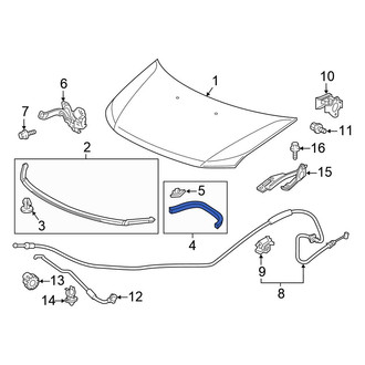 Honda OE - Hood Seal