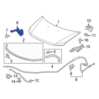 Honda OE - Front Hood Latch