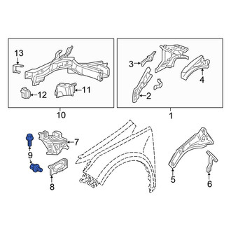 Honda OE - Battery Tray Bolt