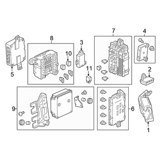 Honda OE - Electrical Components (Cabin), (EX / EX-L / LX / Touring / Touring Elite)