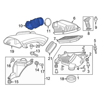 Honda OE - Engine Air Intake Hose