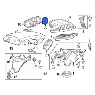 Honda OE - Engine Air Duct Clamp