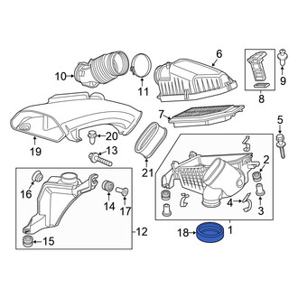 Honda OE - Engine Air Intake Resonator Seal