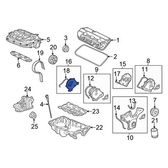Honda OE - Lower Engine Timing Cover