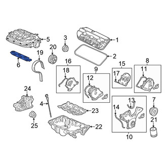 Honda OE - Right Lower Engine Intake Manifold Gasket
