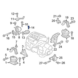 Honda OE - Engine Mount Bolt