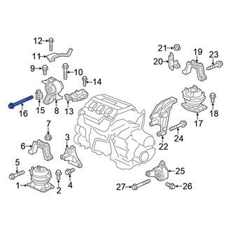 Honda OE - Engine Mount Bolt