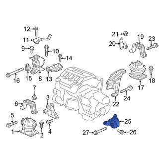 Honda OE - Automatic Transmission Mount