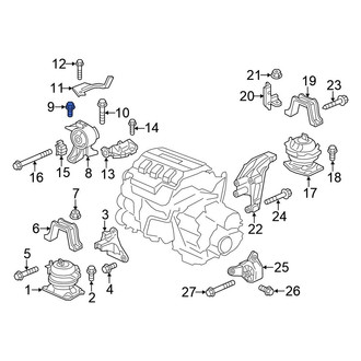 Honda OE - Engine Mount Bolt