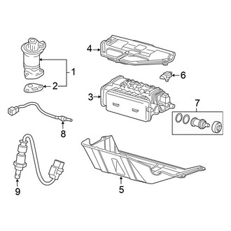 Honda OE - Emission System - Emission Components