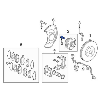 Honda OE - Front Wheel Lug Stud