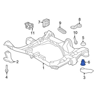 Honda OE - Lower Engine Cradle Insulator