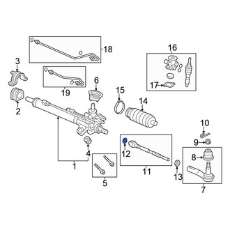 Honda OE - Steering Tie Rod Washer