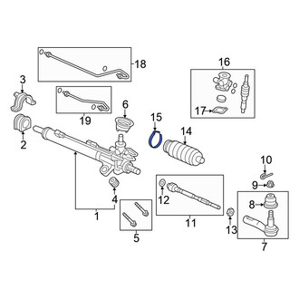 Honda OE - Rack and Pinion Bellows Clamp