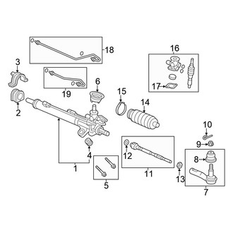 Honda OE - Steering Gear & Linkage