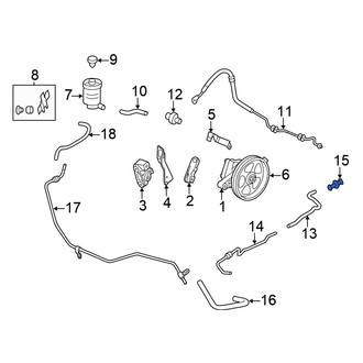 Honda OE - Power Steering Return Hose