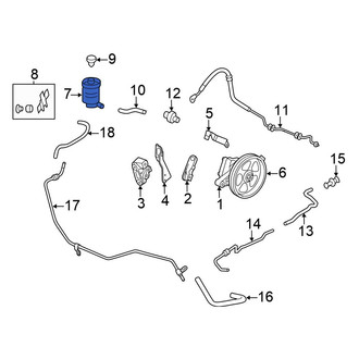 Honda OE - Power Steering Reservoir