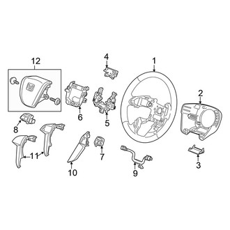 Honda OE - Steering Wheel & Trim (W/O Navigation)