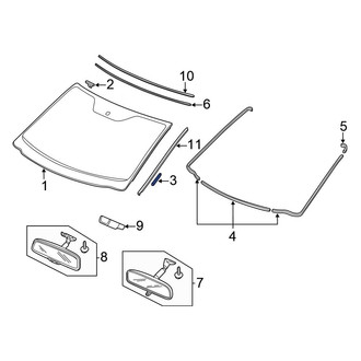 Honda OE - Windshield Clip