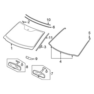 Honda OE - Windshield - Glass (Touring / Touring Elite)