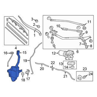 Honda OE - Washer Fluid Reservoir