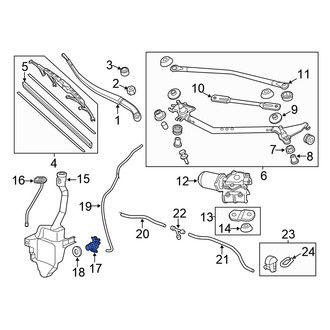 Honda OE - Windshield Washer Pump