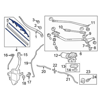 Honda OE - Front Left Wiper Blade