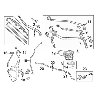 Honda OE - Windshield - Wiper & Washer Components